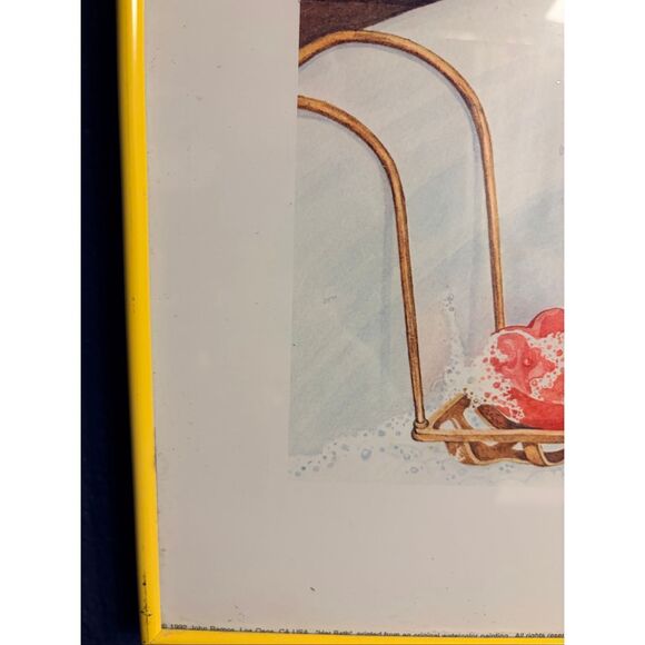 “Her Bath” • 1992 John Ramos printed from an original water color painting • 09/ - Picture 8 of 16